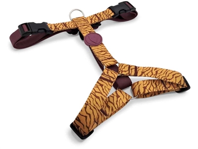 Morso hondentuig h-tuig gerecycled jungle drum oranje extra groot