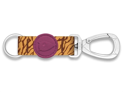 Morso key cord sleutelhanger gerecycled jungle drum oranje groot