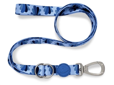 Morso hondenriem verstelbaar gerecycled splash blauw tot 4kg