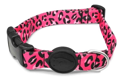 Morso halsband hond gerecycled bubble leo roze middel
