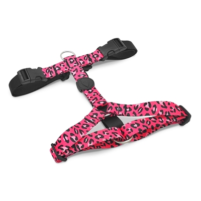 Morso hondentuig h-tuig gerecycled bubble leo roze extra groot