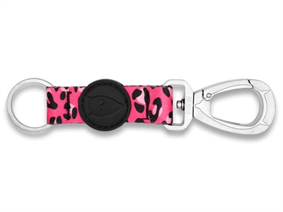 Morso key cord sleutelhanger gerecycled bubble leo roze groot