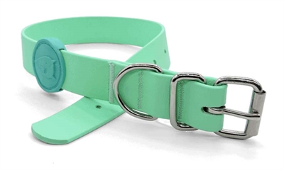 Morso halsband hond waterproof gerecycled carribean green groen extra groot