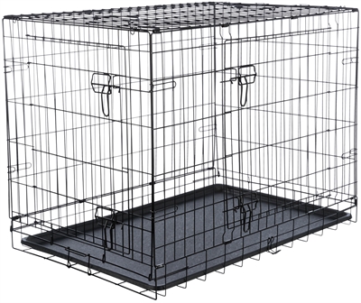 Trixie home kennel zwart middel