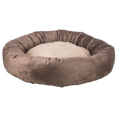 Zzztrixie hondenmand lionel gerecycled rond bruin klein