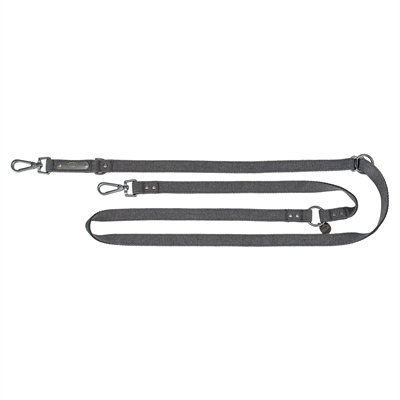 Trixie hondenriem citystyle verstelbaar katoen zwart 1.3cm