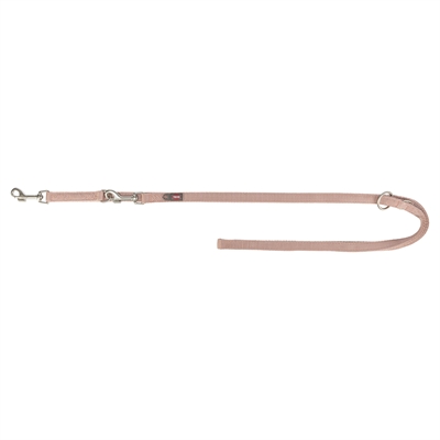Trixie hondenriem premium verstelbaar tweelaags blush 1.5cm