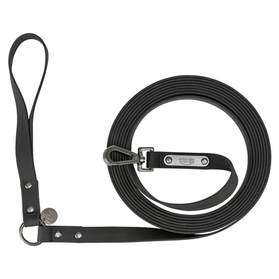 Trixie hondenriem sleeplijn citystyle pvc zwart 5M