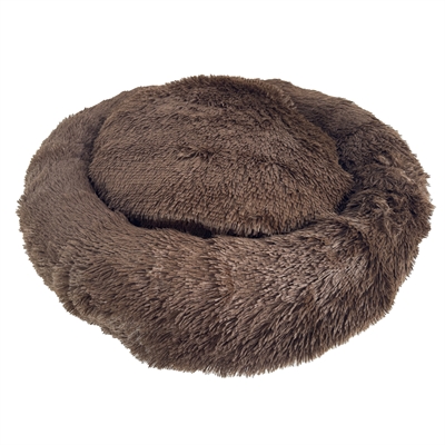 Sazzz hondenmand fluffy bruin groot