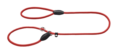 Hunter retrieverlijn met stop freestyle rood 0.8cm