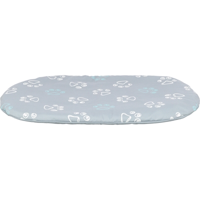 Trixie hondenkussen jimmy cotton look ovaal lichtgrijs groot