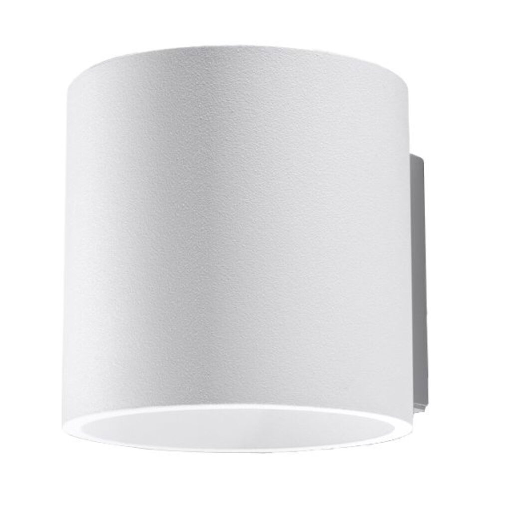 Wandlamp ORBIS 1 wit aluminium
