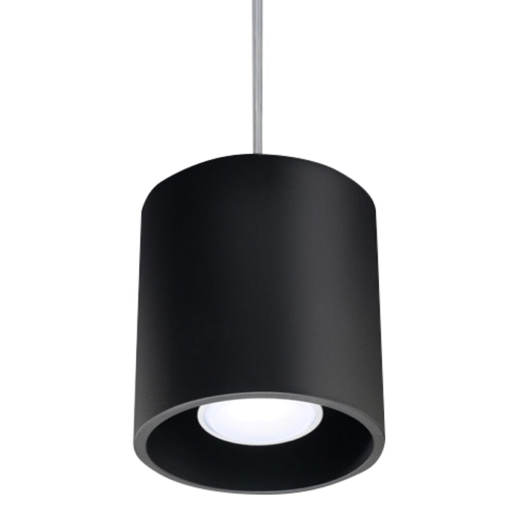 Hanglamp ORBIS 1 zwart aluminium