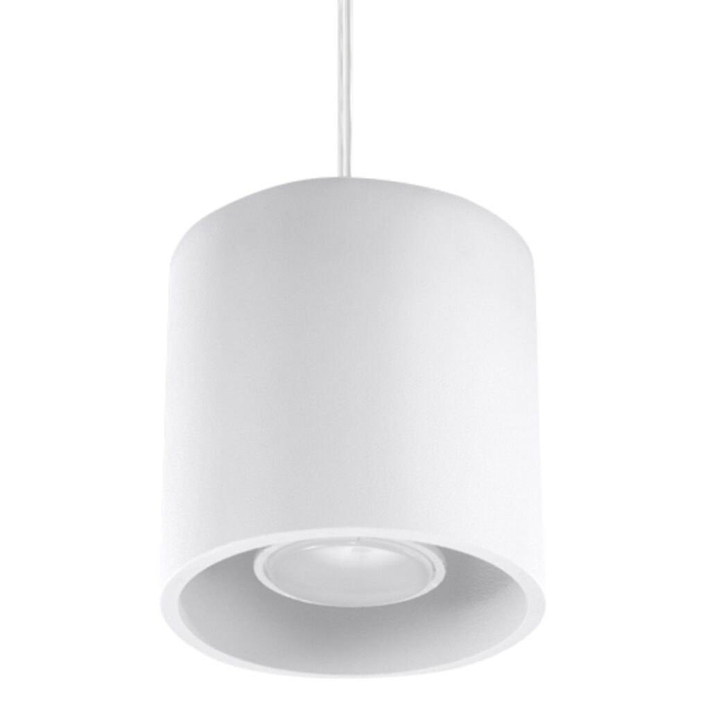 Hanglamp ORBIS 1 wit aluminium
