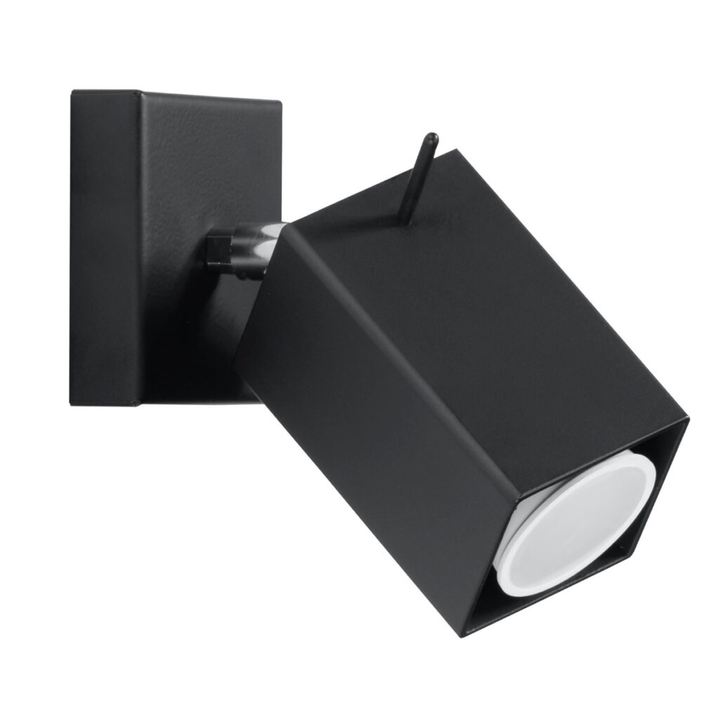 Wandlamp MERIDA zwart staal