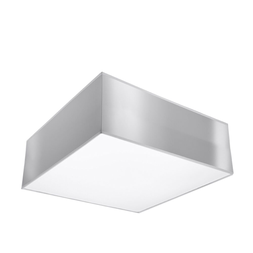Plafondlamp HORUS grijs PVC