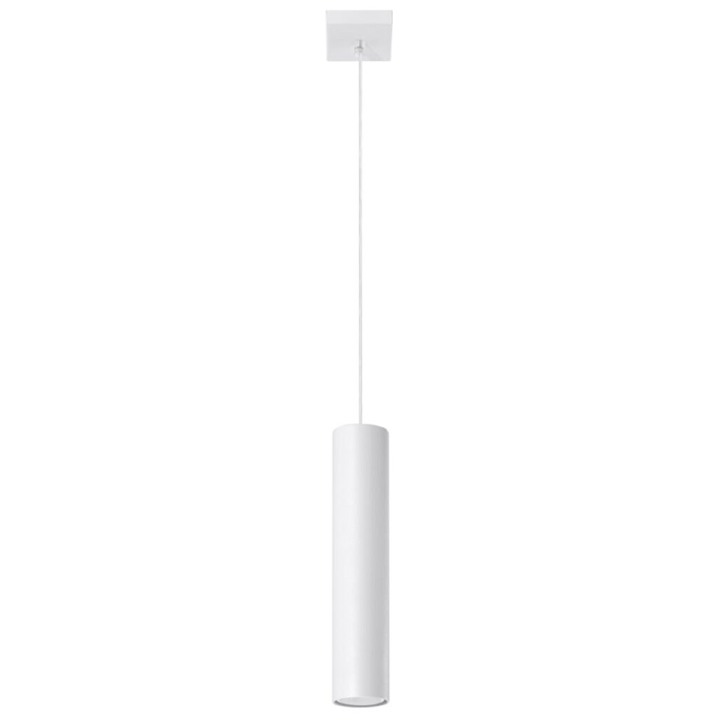 Hanglamp LAGOS 1 wit staal