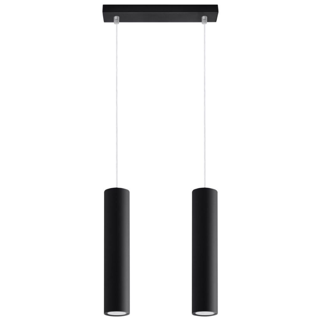 Hanglamp LAGOS 2 zwart staal