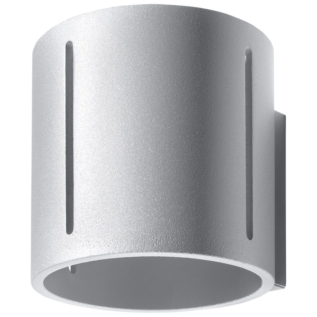 Wandlamp INEZ grijs aluminium