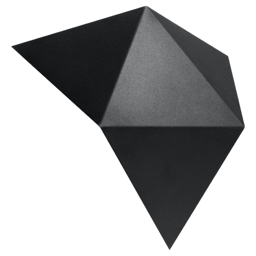 Wandlamp SOLIDO zwart staal