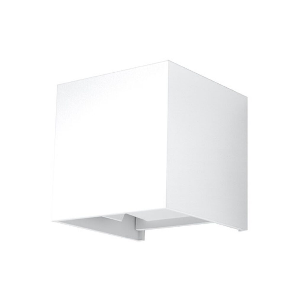 Wandlamp LUCA wit LED IP54 aluminium