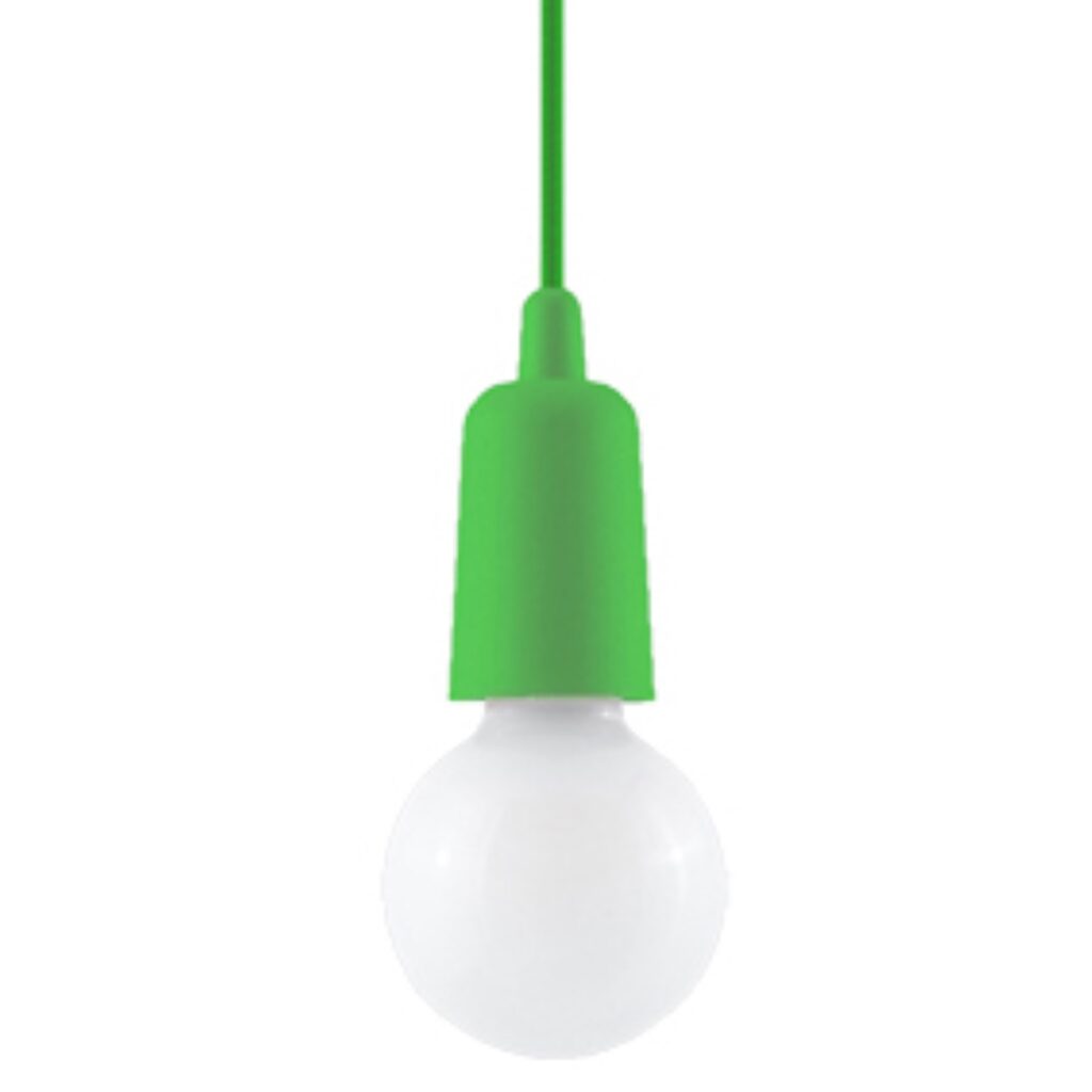 Hanglamp DIEGO 1 groen PVC