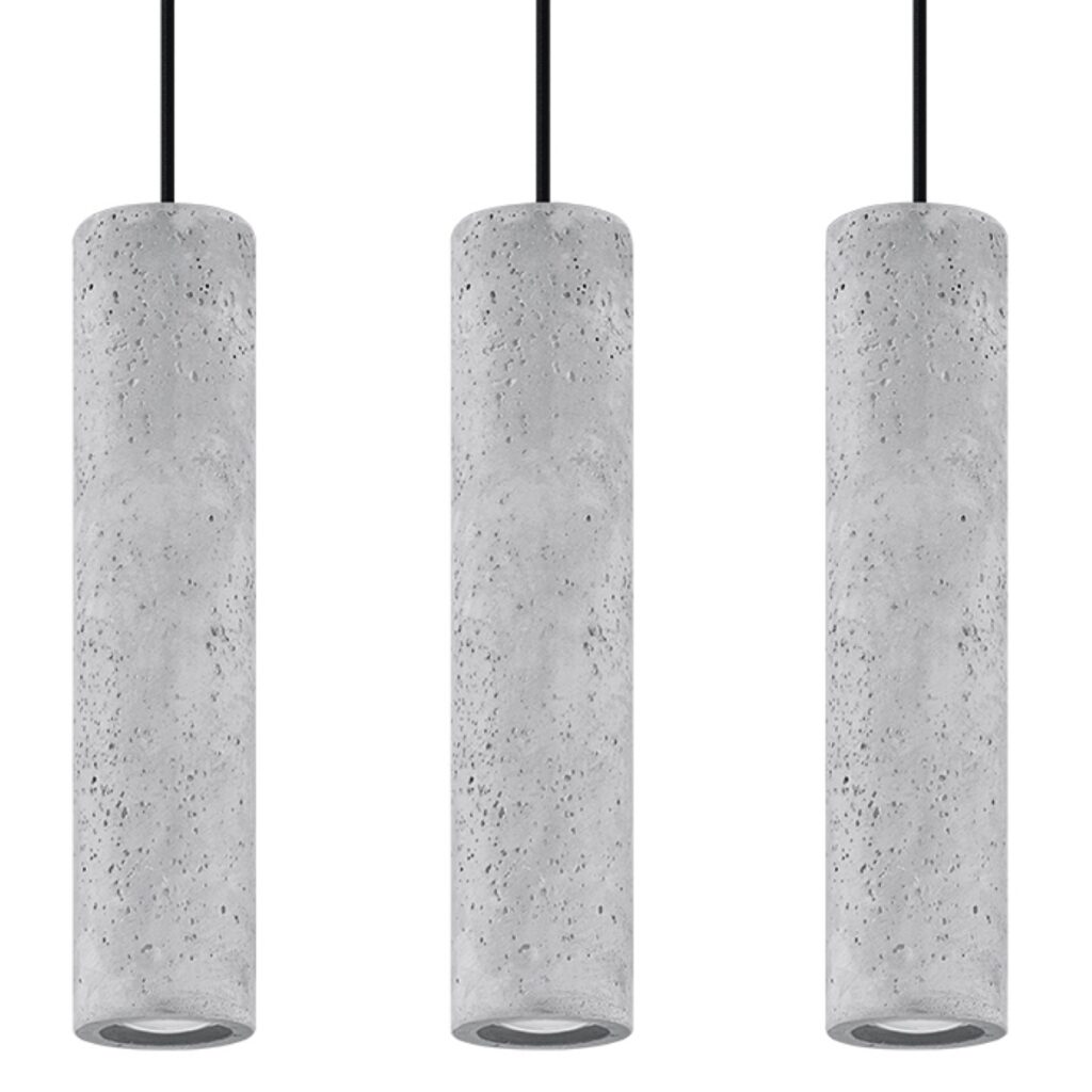 Hanglamp LUVO 3L concreet