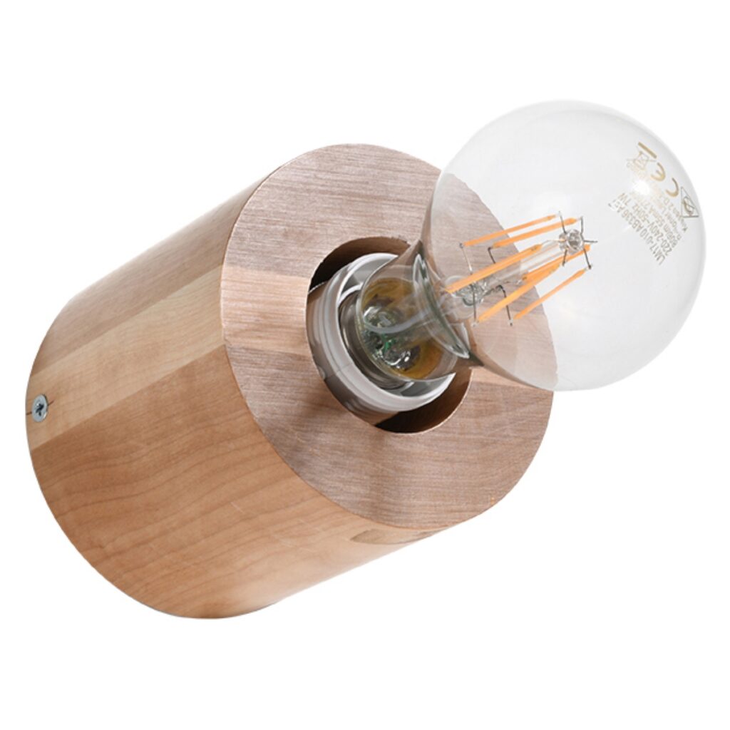 Wandlamp SALGADO naturel hout