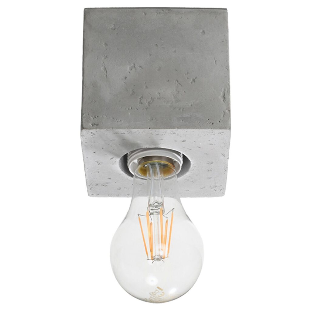 Plafondlamp ARIZ beton concreet