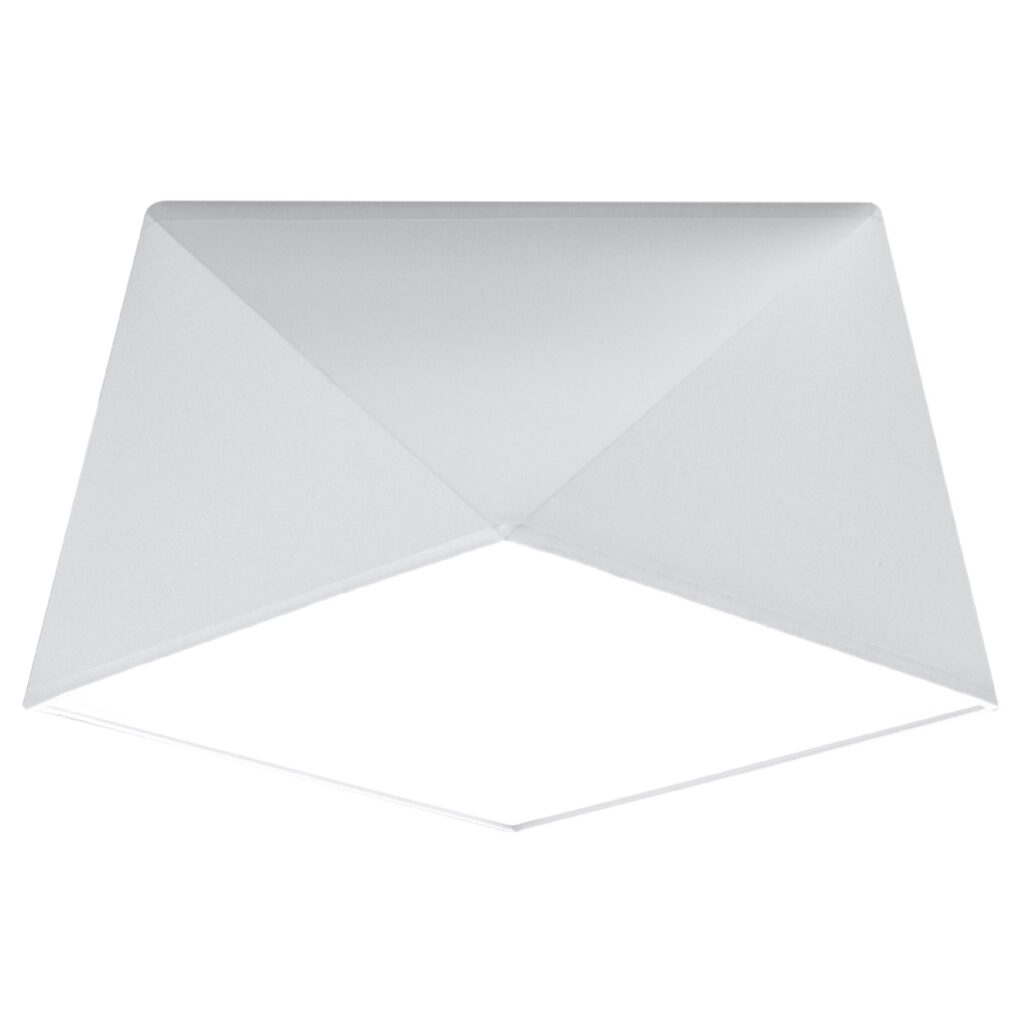 Plafondlamp HEXA 25 wit PVC