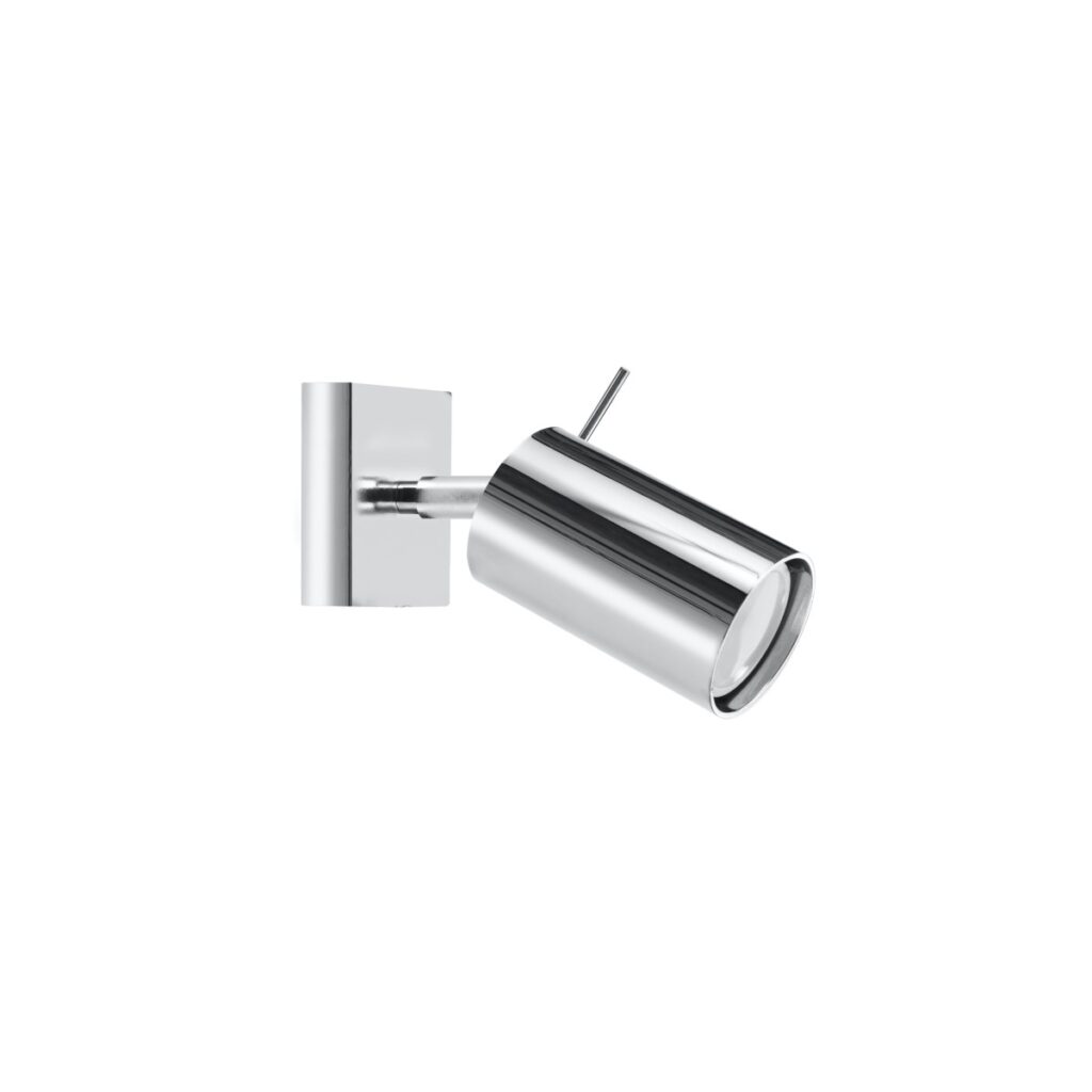 Wandlamp RING chroom staal