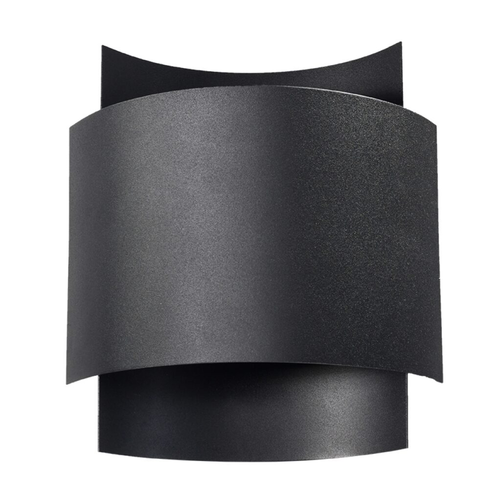 Wandlamp IMPACT zwart staal