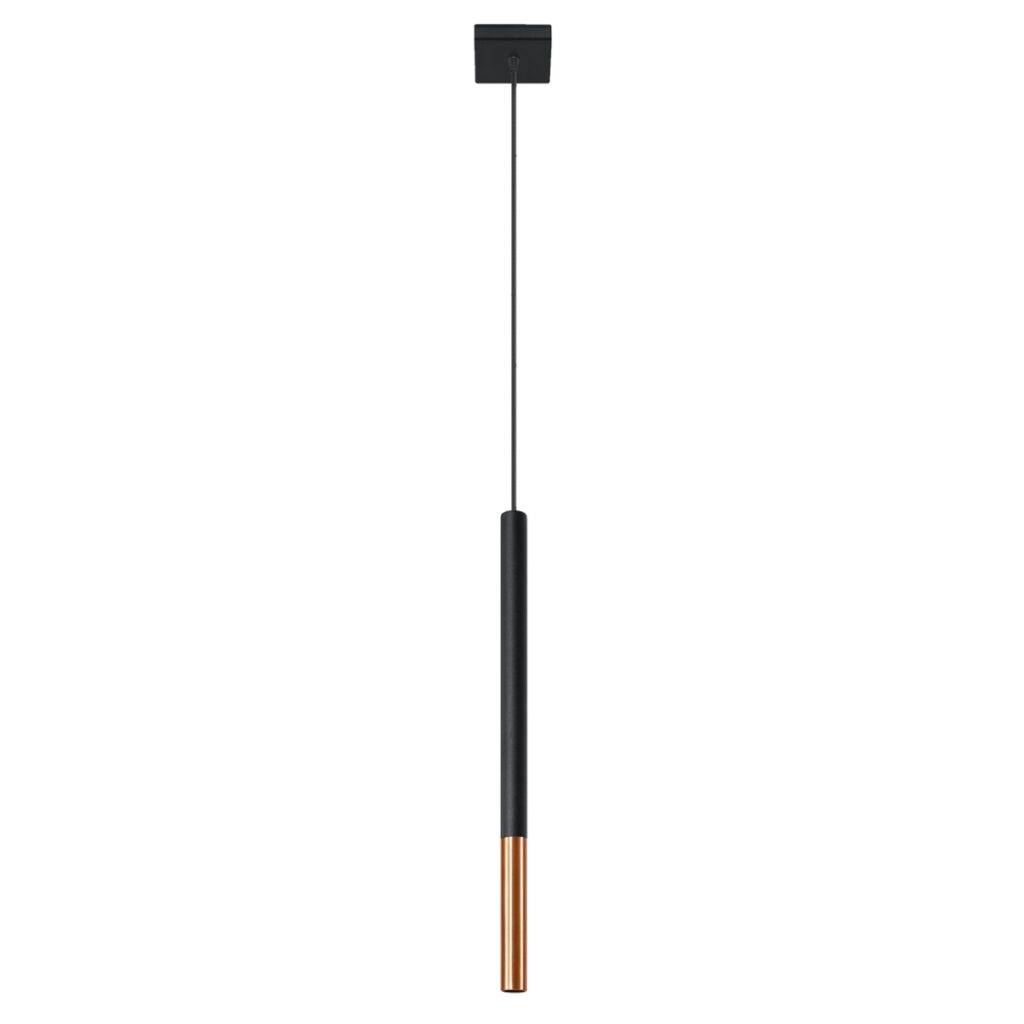 Hanglamp MOZAICA 1 zwart/koper staal