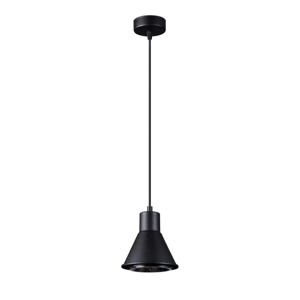 Hanglamp TALEJA 1 zwart [ES111] staal