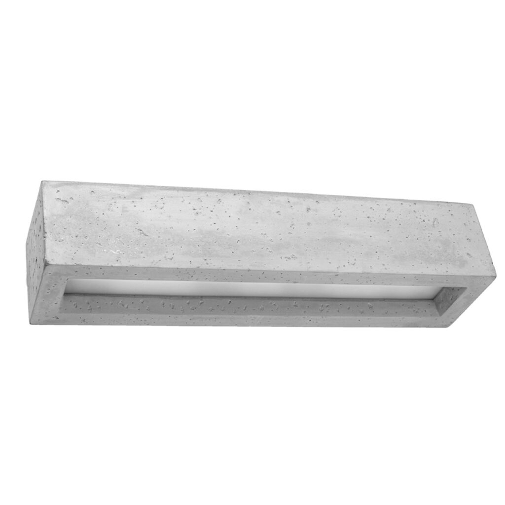 Wandlamp VEGA 50 beton beton/glas
