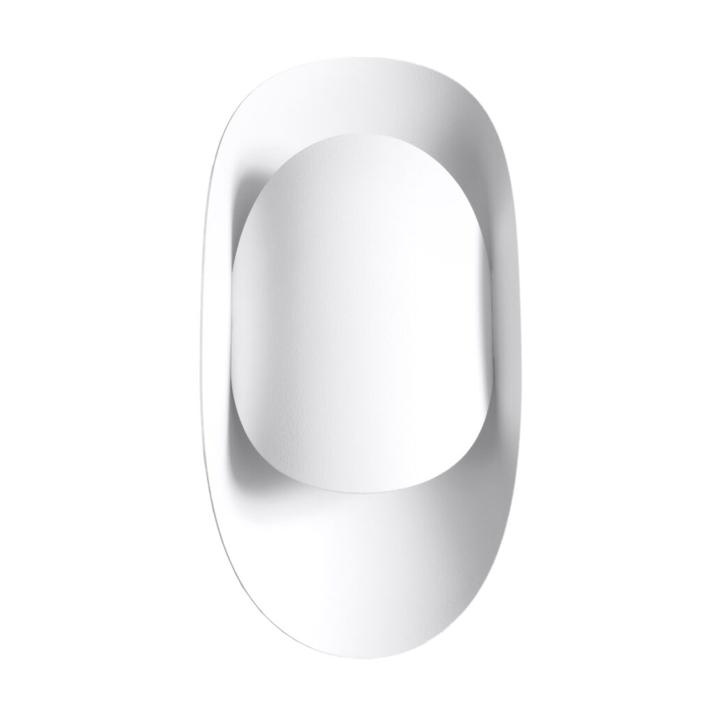 Wandlamp TEAR wit staal