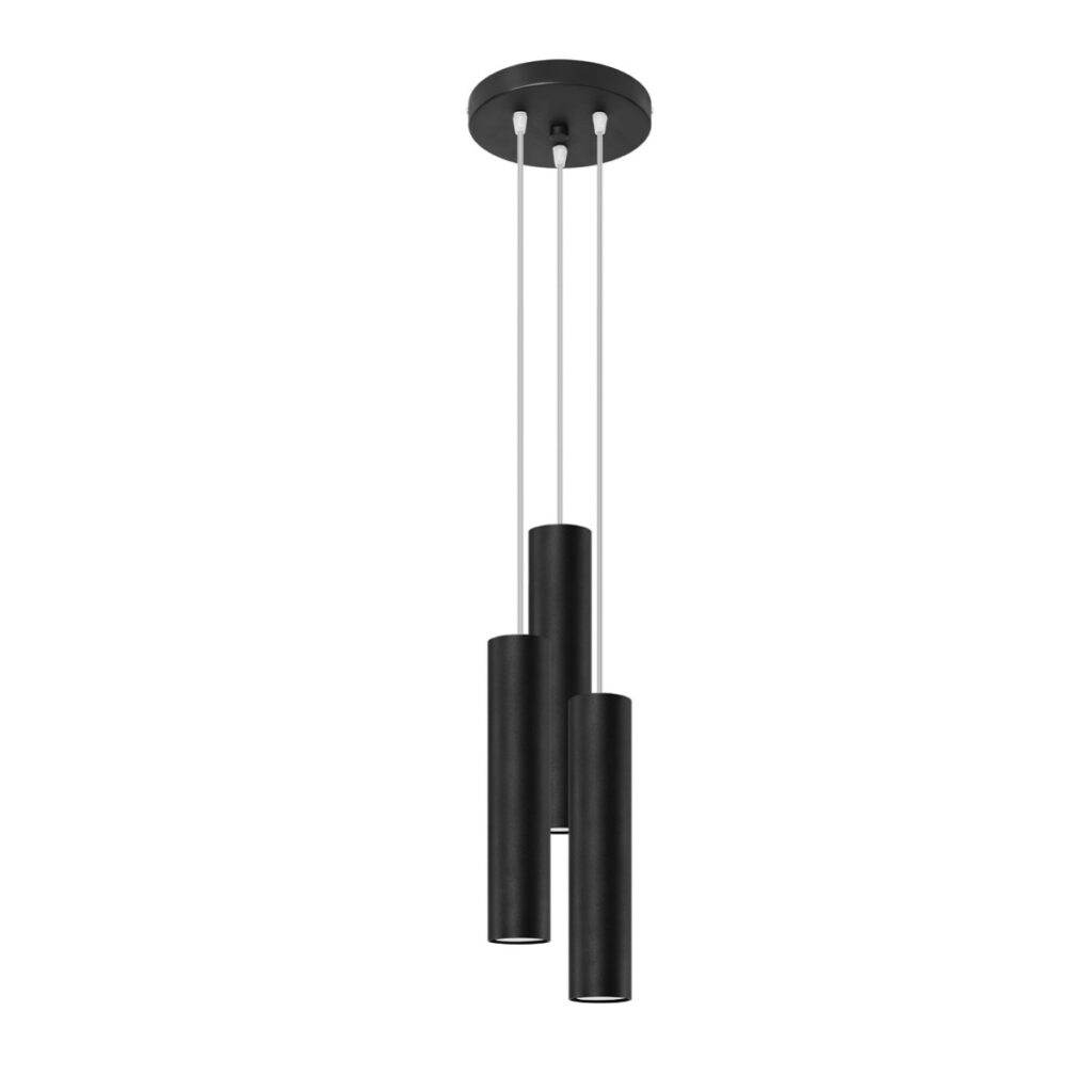 Hanglamp LAGOS 3P zwart staal