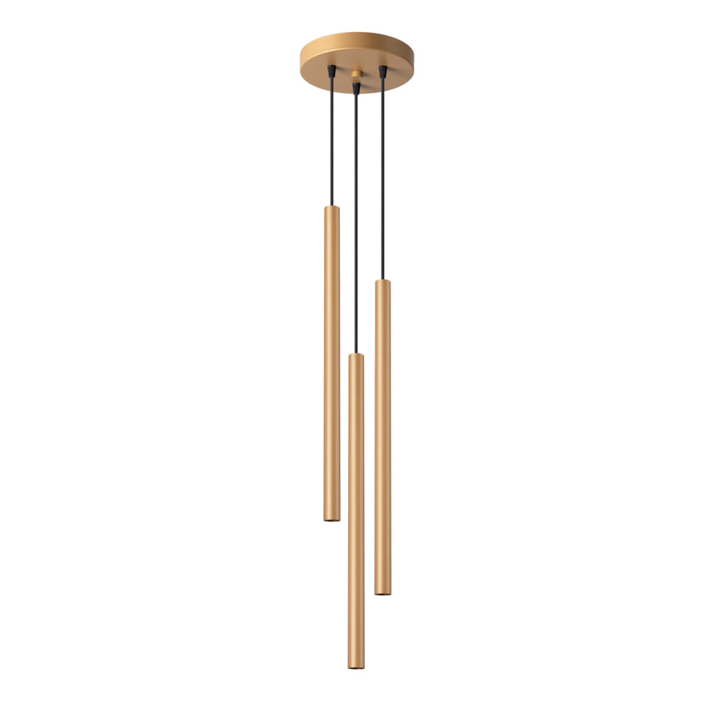Hanglamp PASTELO 3P goud staal