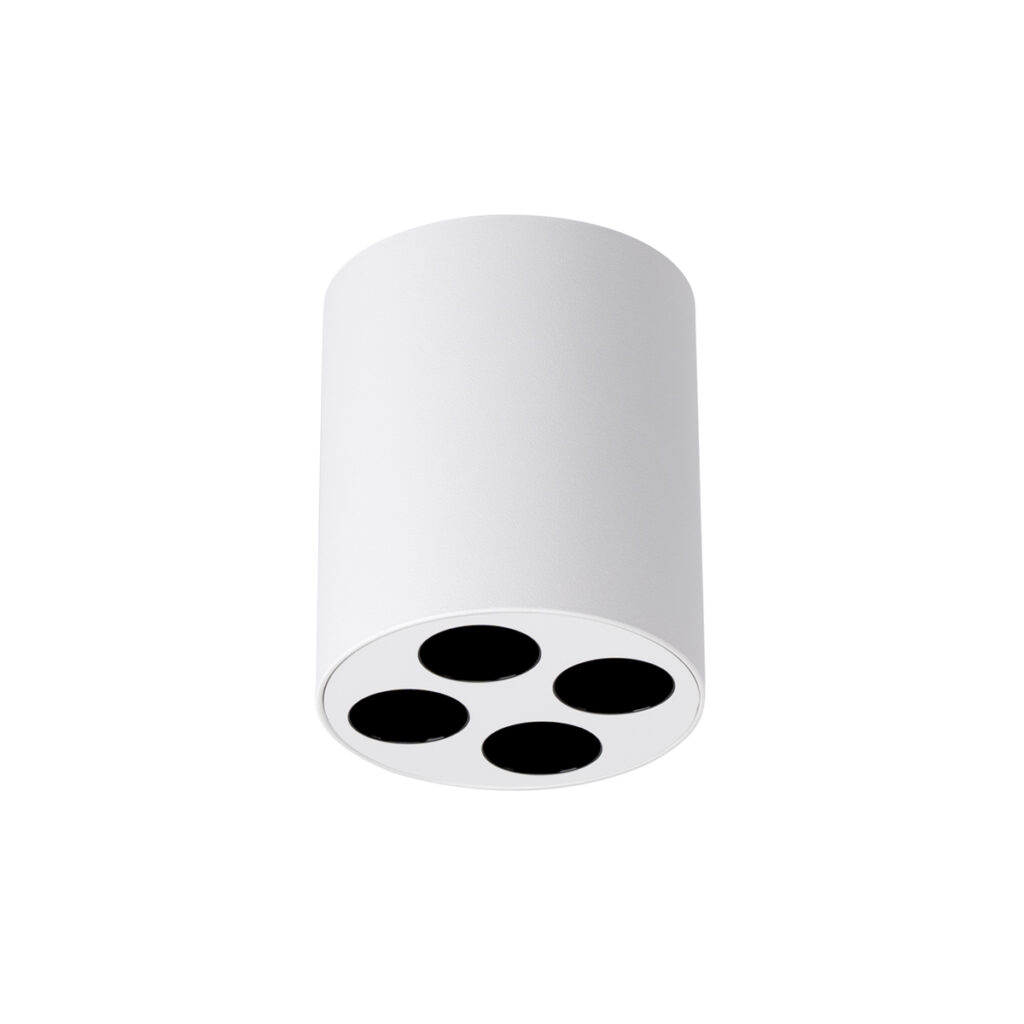 Plafondlamp ZOE wit LED aluminium