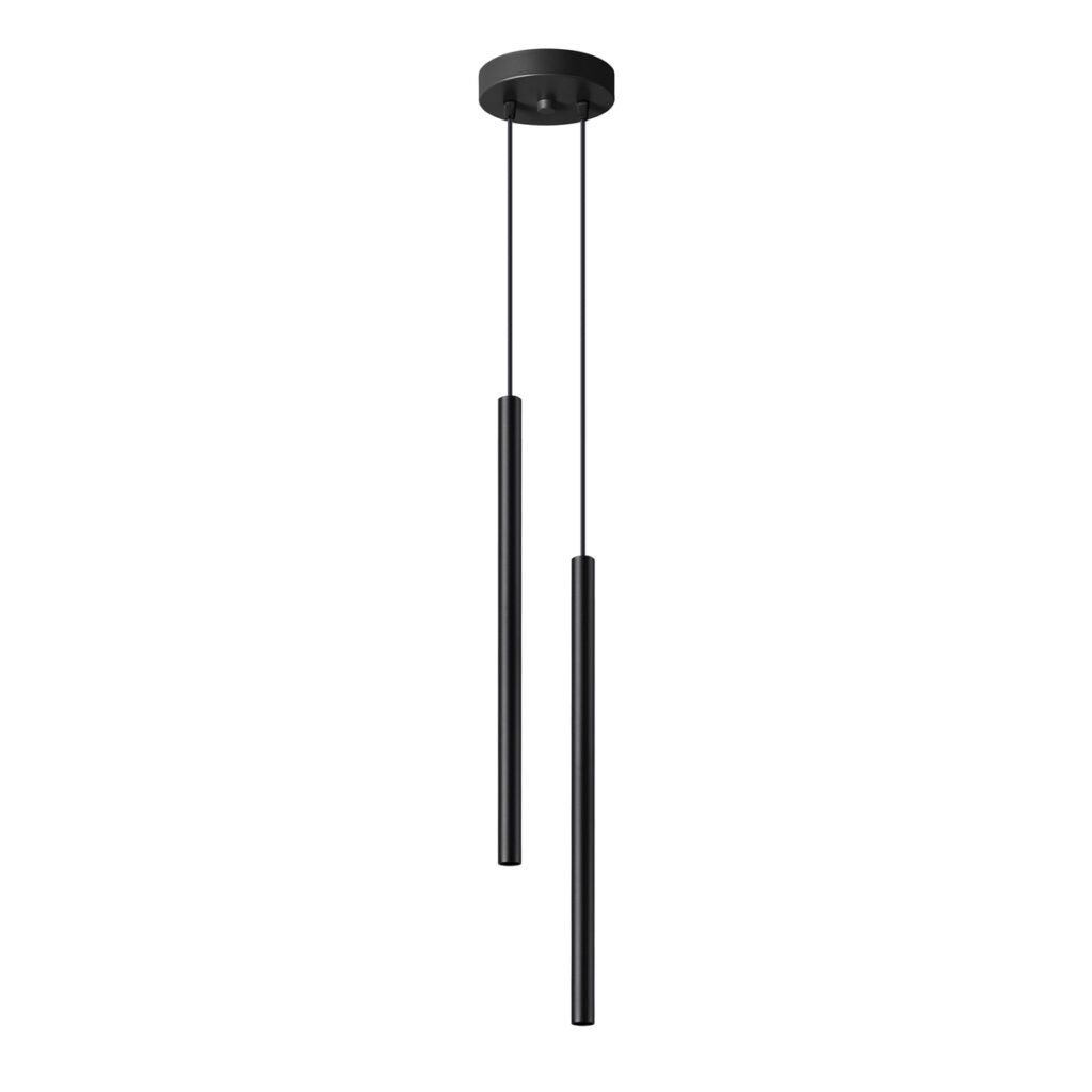 Hanglamp PASTELO 2 zwart staal