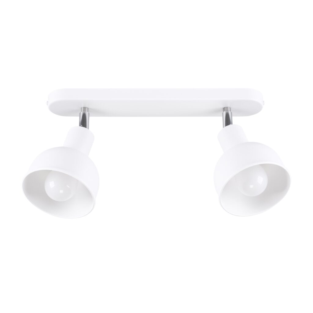 Plafondlamp ELBA 2 wit staal