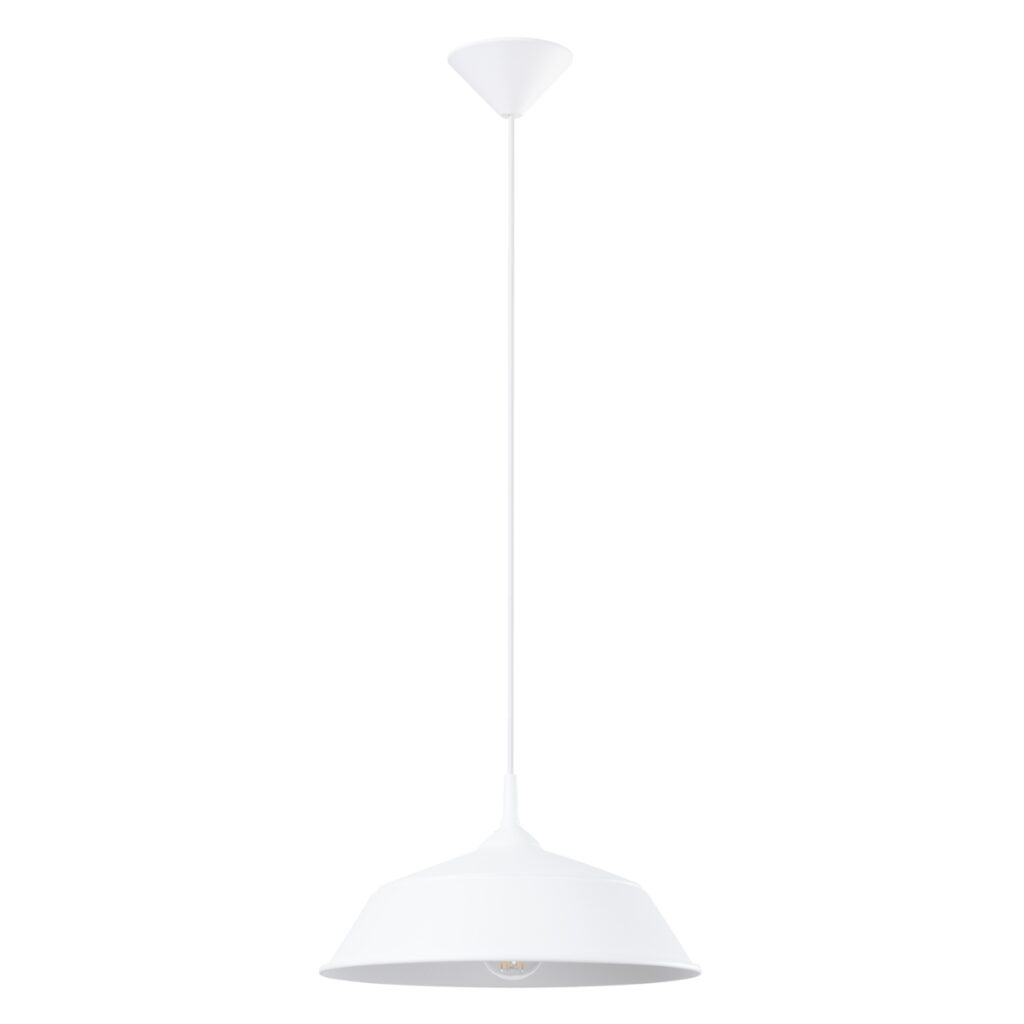 Hanglamp FRIKA wit staal