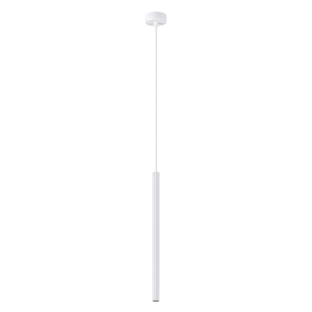 Hanglamp ARCHE 1 wit staal