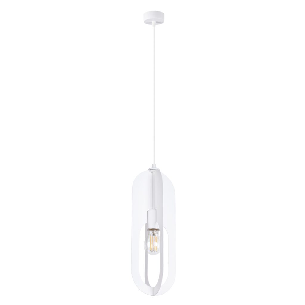 Hanglamp NICUS 1 wit staal