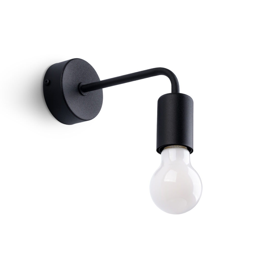 Wandlamp NORAH zwart staal