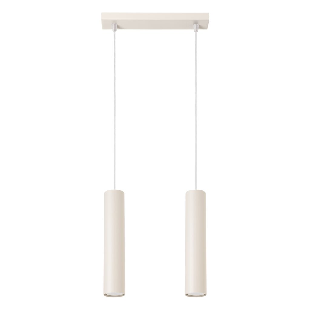 Hanglamp LAGOS 2 beige staal