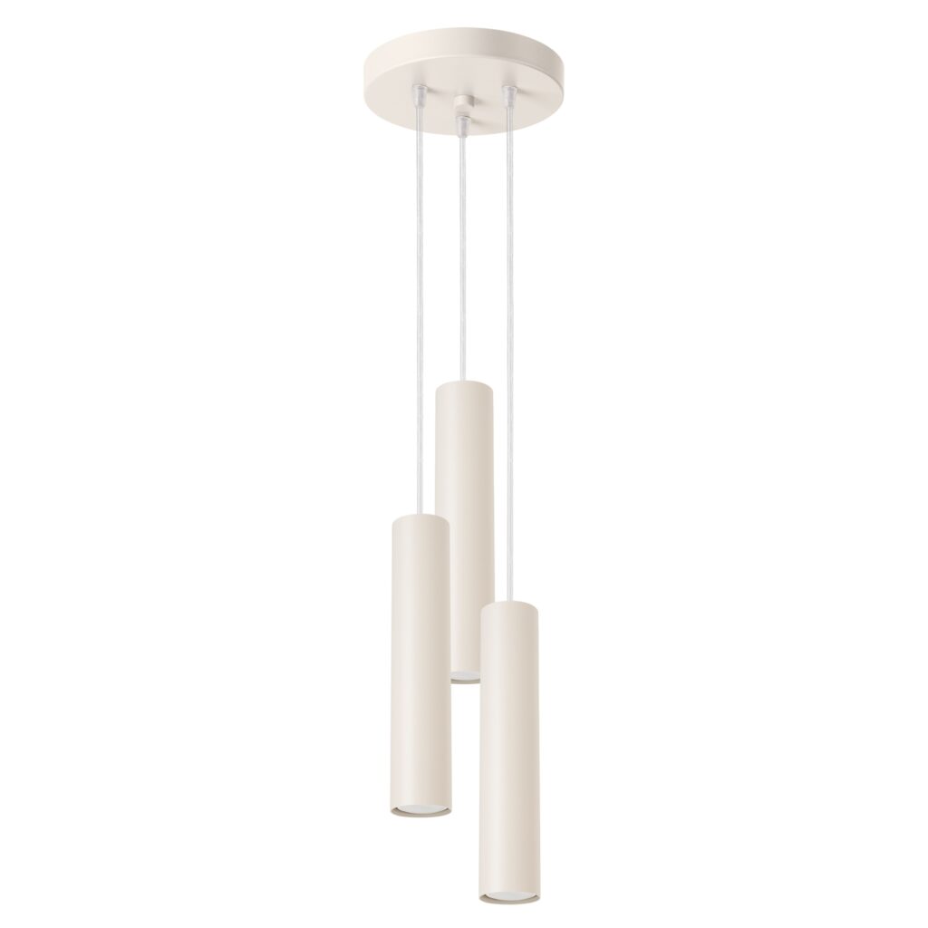 Hanglamp LAGOS 3P beige staal