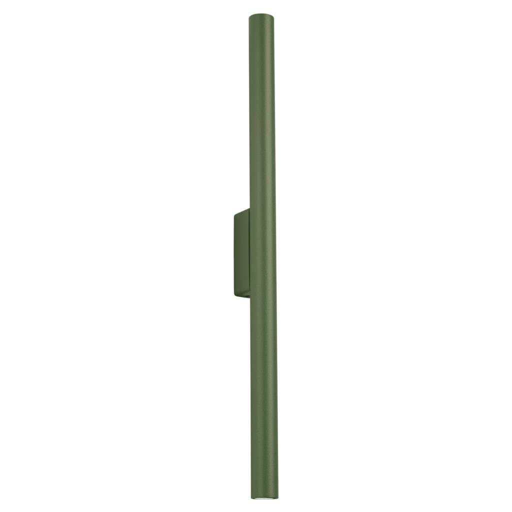 Wandlamp PASTELO 2 olijfgroen staal