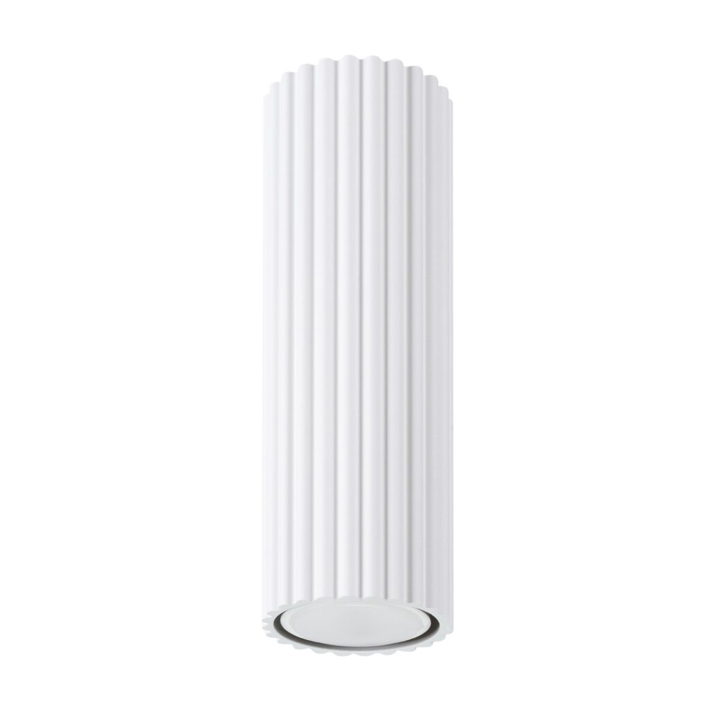 Plafondlamp KARBON 20 wit aluminium