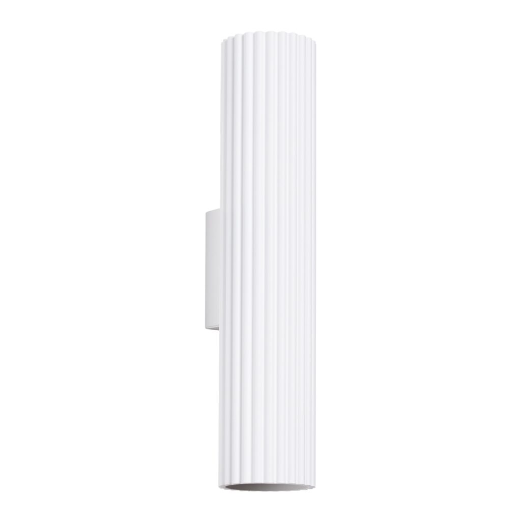 Wandlamp KARBON 30 wit aluminium